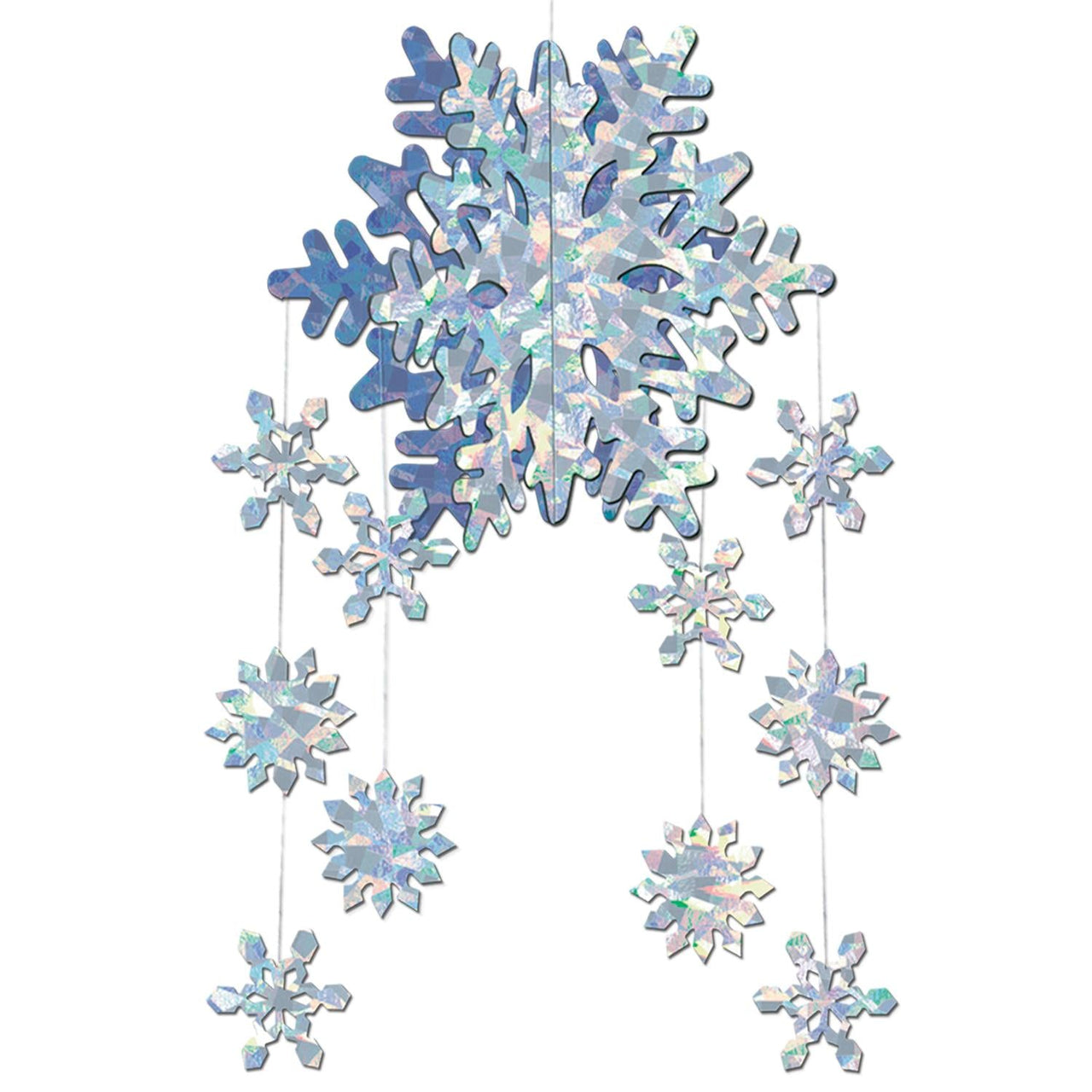 Christmas 3-D Snowflake Mobile - Bulk/12 Mobiles