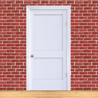 Bulk Christmas Brick Wall Backdrop Decoration (Case of 6) by Beistle