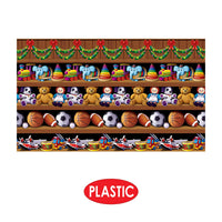 Christmas Santa's Workshop Backdrop