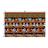 Christmas Santa's Workshop Backdrop