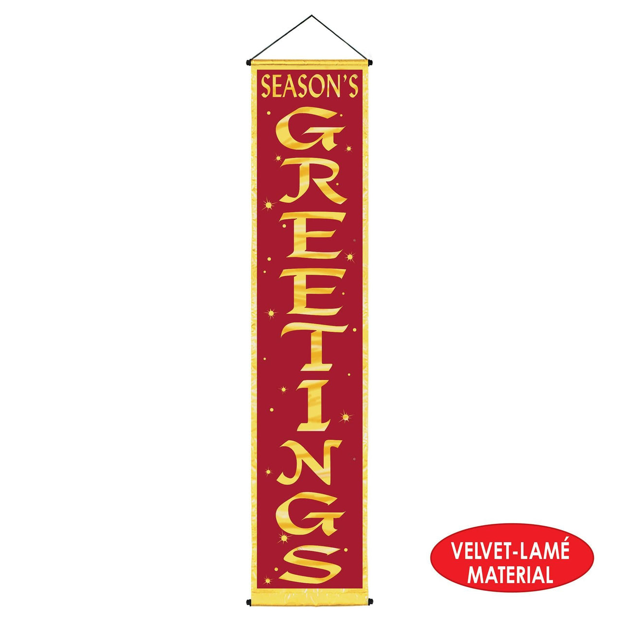 Season's Greetings Velvet-Laminated Door Panel