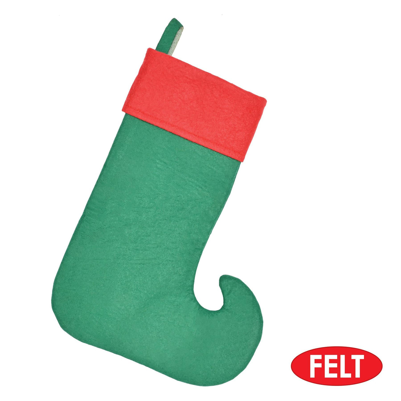 Bulk Felt Elf Stocking (12 Per Case) by Beistle
