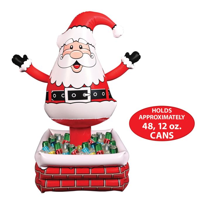 Inflatable Santa Cooler