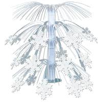Christmas Snowflake Cascade Centerpiece - Bulk 6 Pack