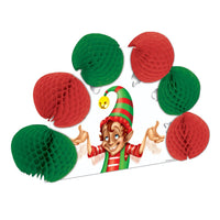 Christmas Elf 2-Sided Centerpiece - Bulk 12 Pack