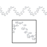 Christmas Gleam 'N Flex Snowflake Garland - Bulk 12 Pack