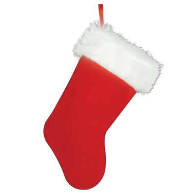 Plush Christmas Stocking - Bulk/12 Stockings