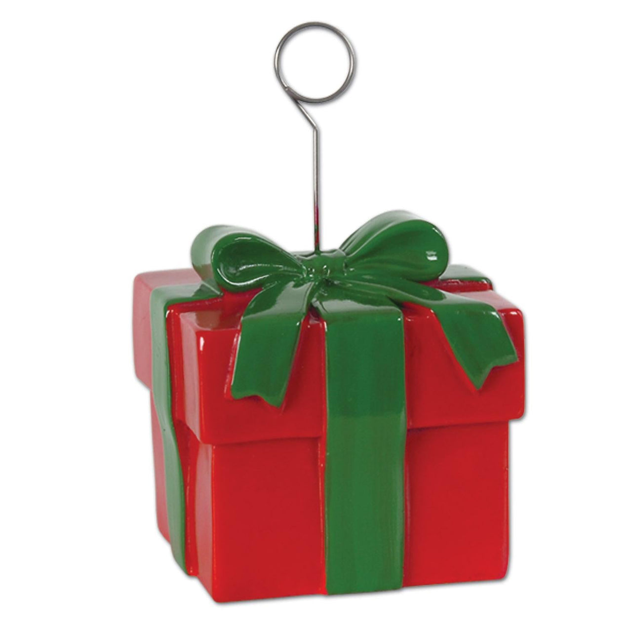 Christmas Gift Box Photo/Balloon Holder - Bulk 6 Pack