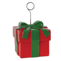 Christmas Gift Box Photo/Balloon Holder - Bulk 6 Pack