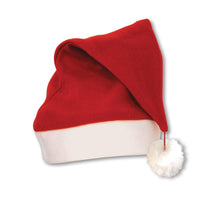 Plush Santa Hat - Bulk 12 Pack
