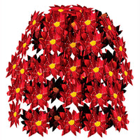 Christmas Poinsettia Cascade - Bulk 12 Pack