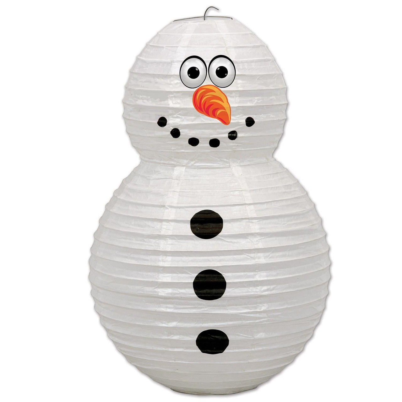Christmas Snowman Paper Lantern - Bulk/6 Lanterns