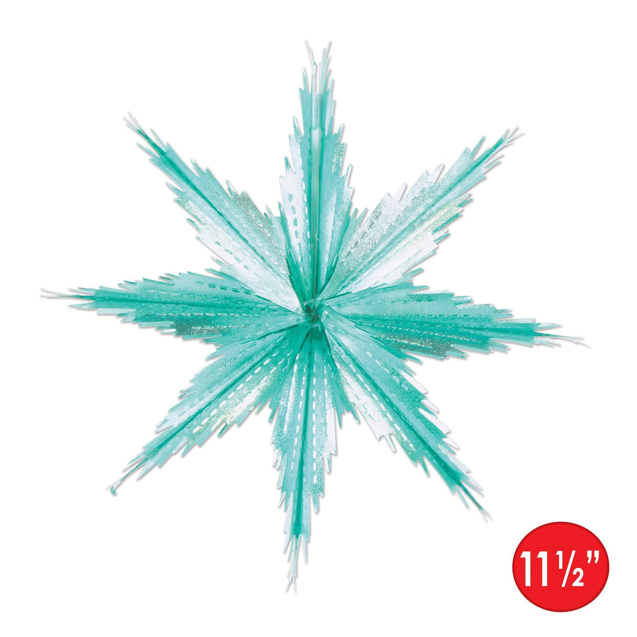 2-Tone Metallic Snowflakes, party supplies, decorations, The Beistle Company, Winter/Christmas, Bulk, Holiday Party Supplies, Christmas Party Supplies, Christmas Party Decorations, Snowflakes Christmas Decorations