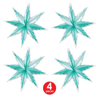 2-Tone Metallic Snowflakes, party supplies, decorations, The Beistle Company, Winter/Christmas, Bulk, Holiday Party Supplies, Christmas Party Supplies, Christmas Party Decorations, Snowflakes Christmas Decorations