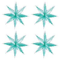 2-Tone Metallic Snowflakes, party supplies, decorations, The Beistle Company, Winter/Christmas, Bulk, Holiday Party Supplies, Christmas Party Supplies, Christmas Party Decorations, Snowflakes Christmas Decorations