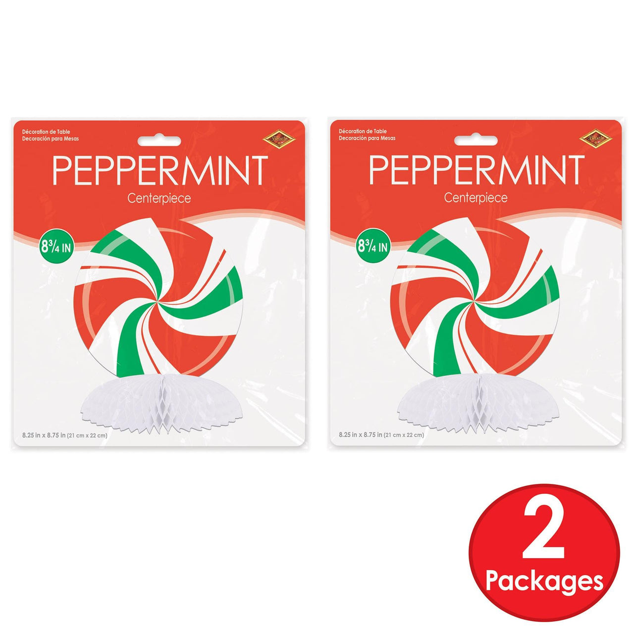 Bulk Peppermint Centerpiece (Case of 12) by Beistle