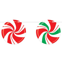 Bulk Peppermint Streamer (Case of 12) by Beistle