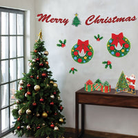 72 Pack Bulk Holly/Wreath Cutout Decorations