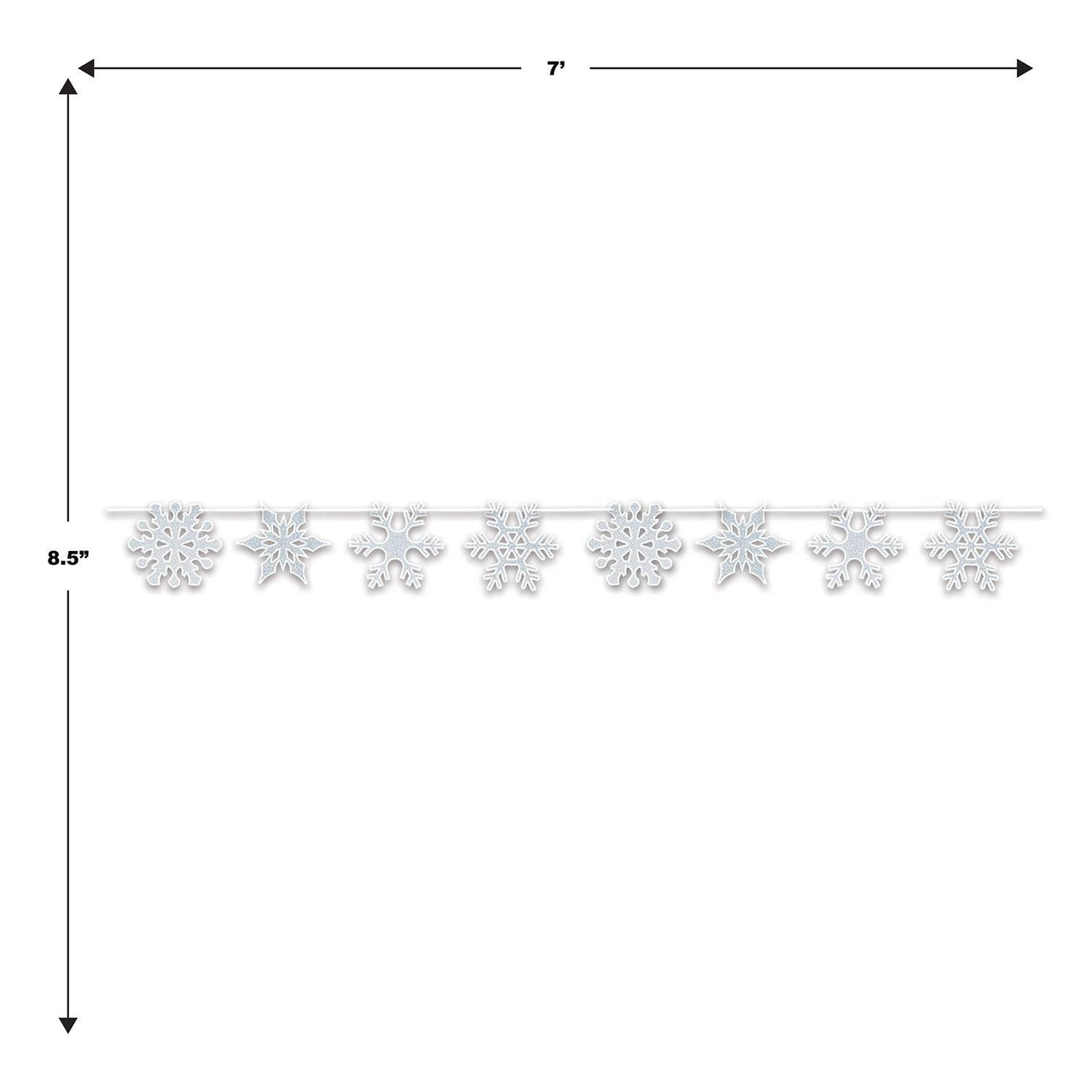 Bulk Snowflake Streamer (Case of 12) by Beistle