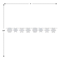 Bulk Snowflake Streamer (Case of 12) by Beistle