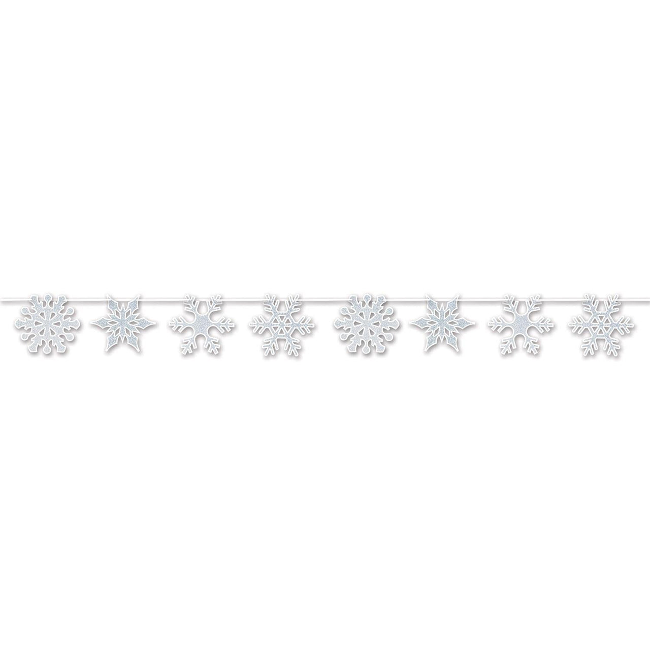 Christmas Snowflake Streamer - Bulk 12 Pack