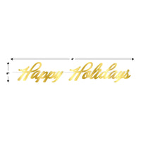 Beistle Foil Happy Holidays Streamer