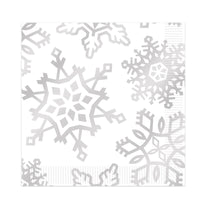Snowflake Luncheon Napkins - Bulk 192 Pack
