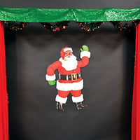 12 Pack Bulk Jointed Santa Wall Decoration