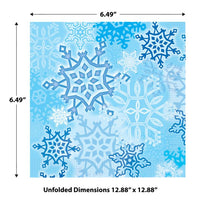 192 Pack Bulk Snowflake Paper Luncheon Napkins