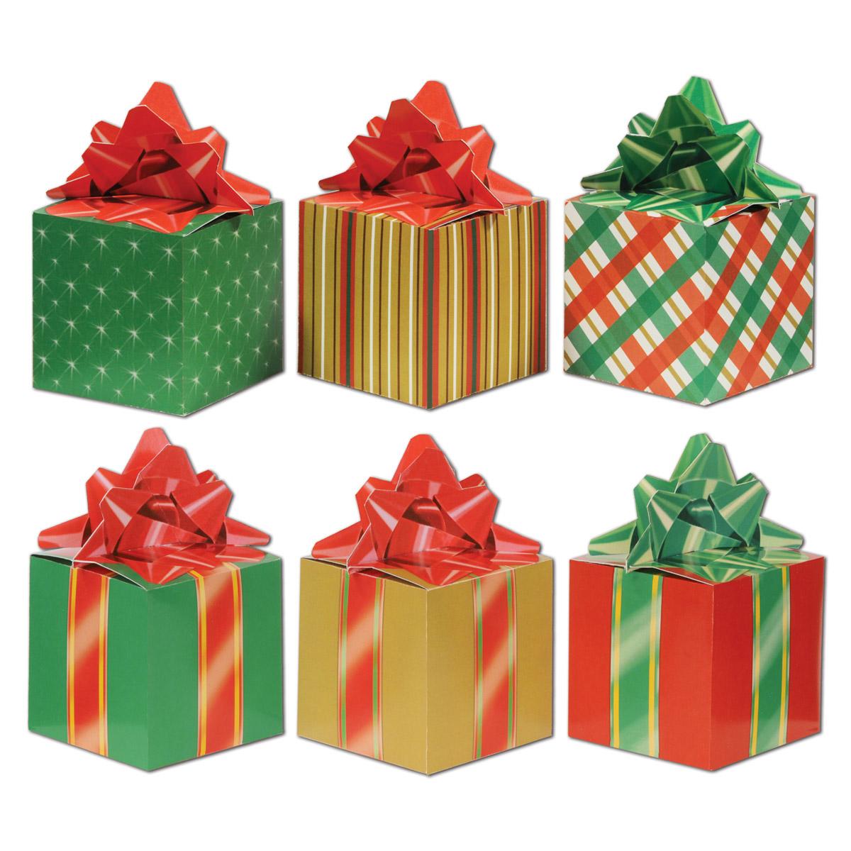 Christmas Favor Boxes - Bulk 36 Pack