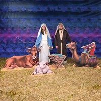 Nativity Scene Stand-Up Decorations (4-Pack)