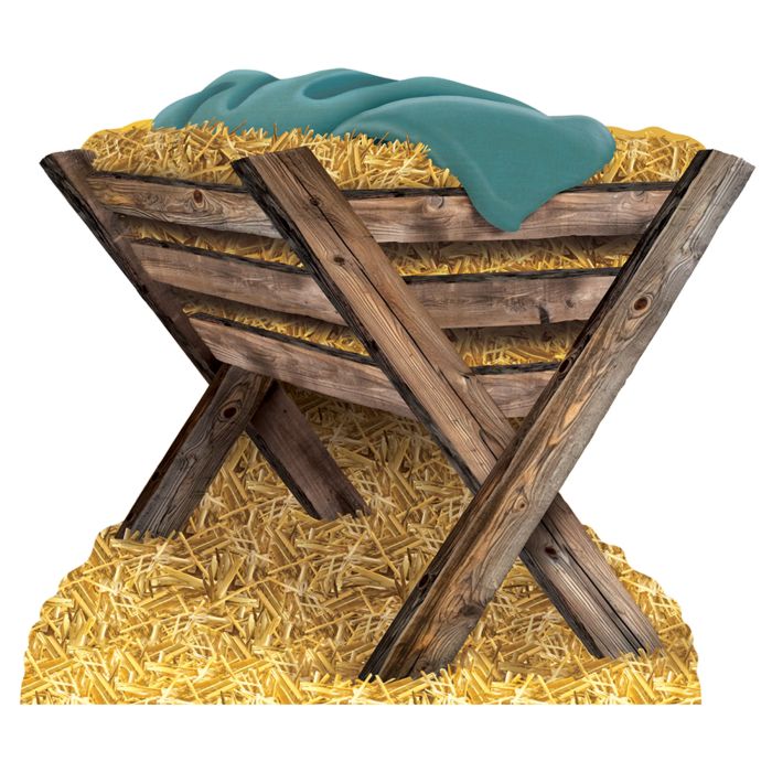 Nativity Scene Stand-Up Decorations (4-Pack)