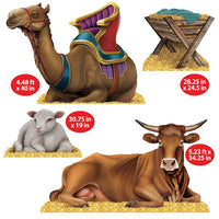 16 Pack Bulk Nativity Scene Stand-Ups