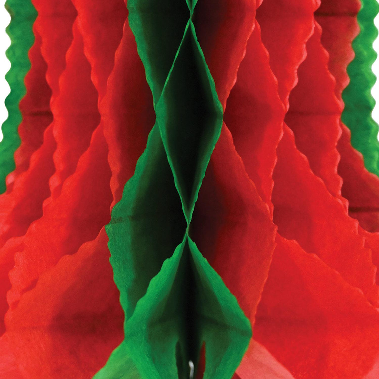Bulk Christmas Tissue Bell red & green (Case of 24) by Beistle