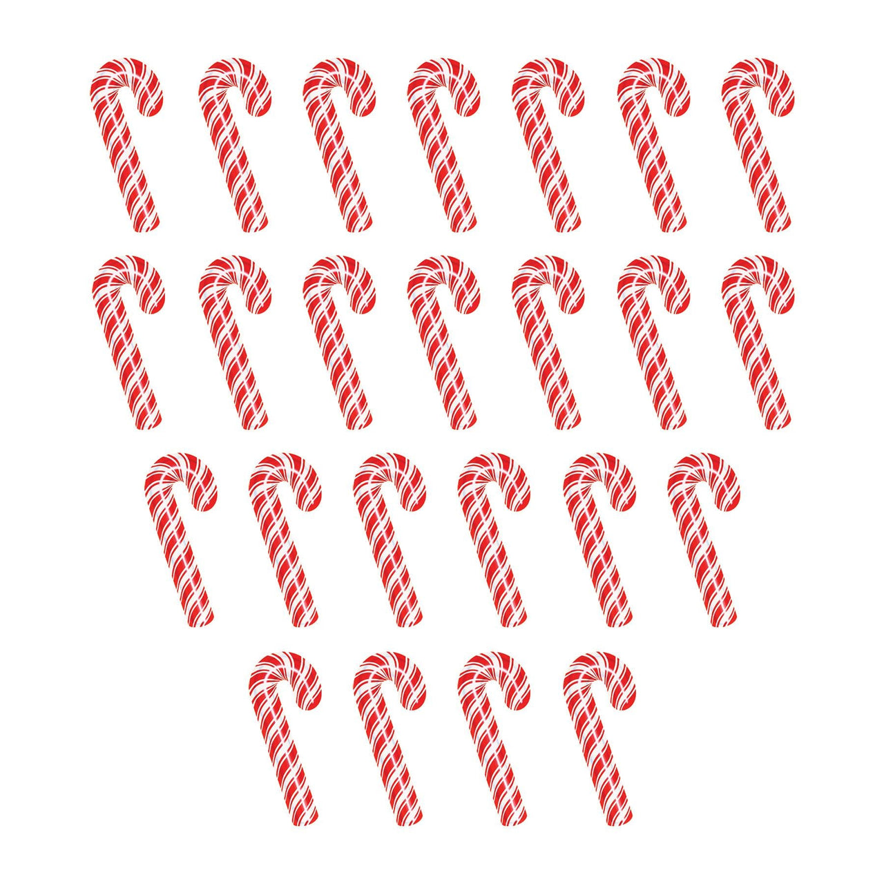 Christmas Candy Cane Cutout Decoration