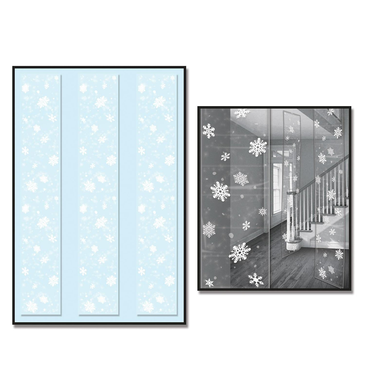 Christmas Snowflake Party Panels - Bulk 36 Pack