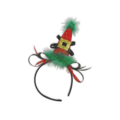 Christmas Holiday Hat Headband - Bulk 12 Pack