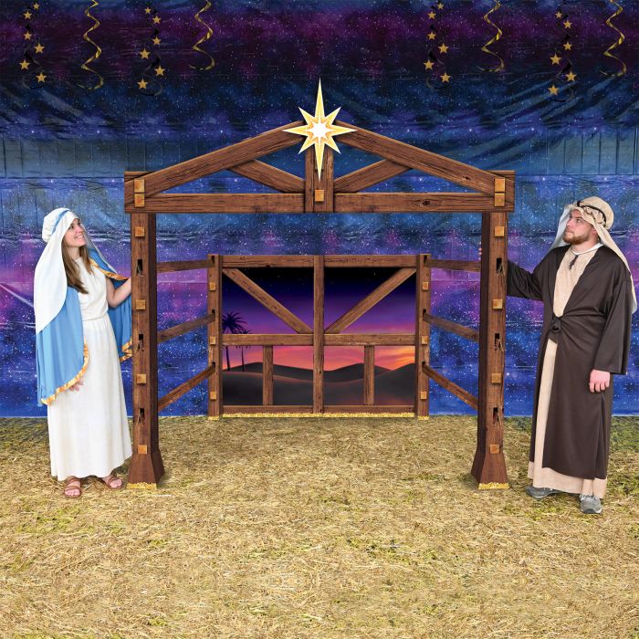 Nativity Scene Photo Prop Stand-Up (1 per package)