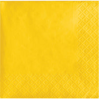 School Bus Yellow Beverage Napkin 2Ply (200/Pkg)