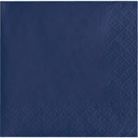 1200 pc Bulk Navy 2 Ply Beverage Napkins