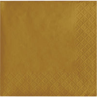 Glittering Gold Beverage Napkin 2Ply (200/Pkg)