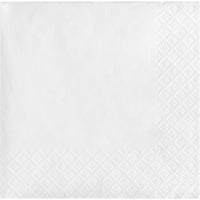 1200 pc Bulk White 2 Ply Beverage Napkins