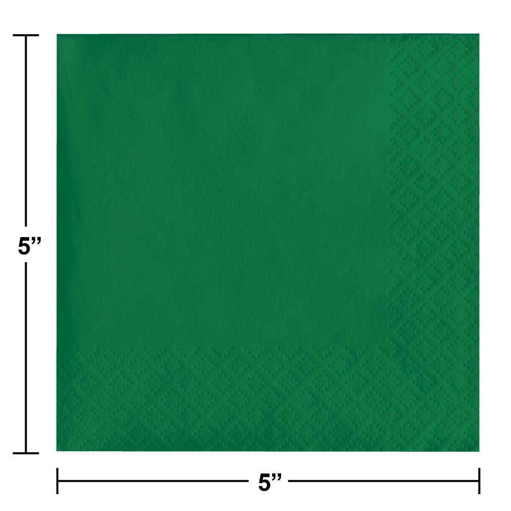 Emerald Green Beverage Napkin 2Ply (200/Pkg)