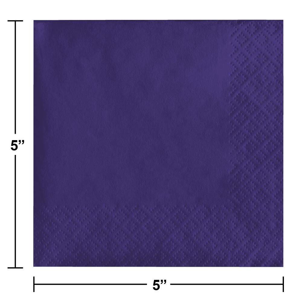 Purple Beverage Napkin 2Ply (200/Pkg)