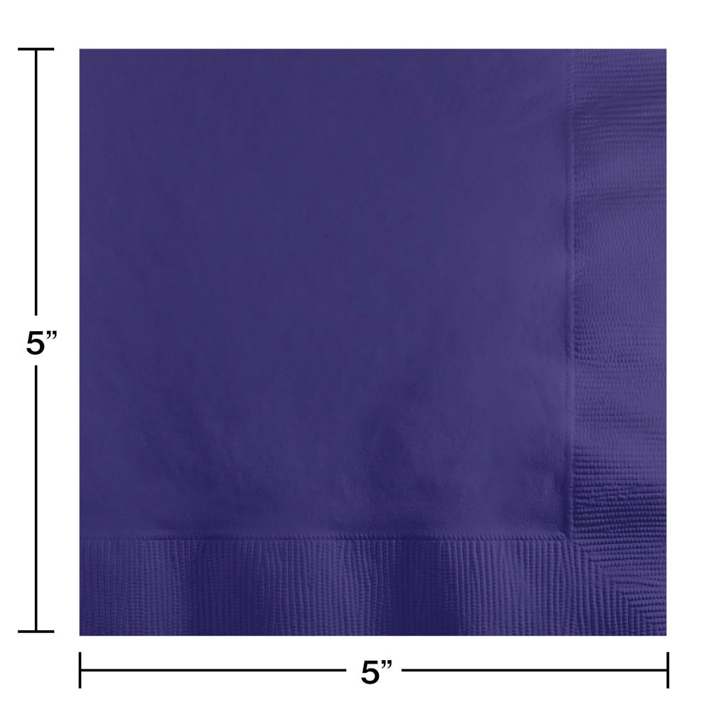 Purple Beverage Napkin 2Ply (200/Pkg)