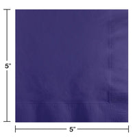 Purple Beverage Napkin 2Ply (200/Pkg)