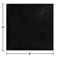 Black Velvet Beverage Napkin 2Ply (200/Pkg)