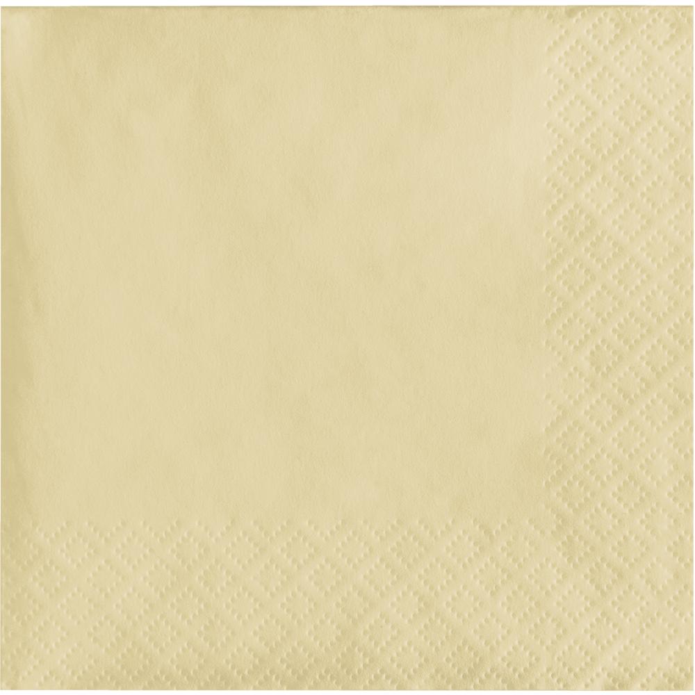 1200 pc Bulk Ivory 2 Ply Beverage Napkins