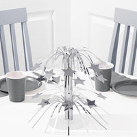 6ct Bulk Silver Foil Cascading Centerpieces