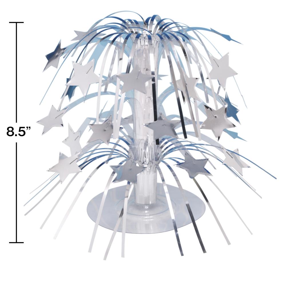 6ct Bulk Silver Foil Cascading Centerpieces